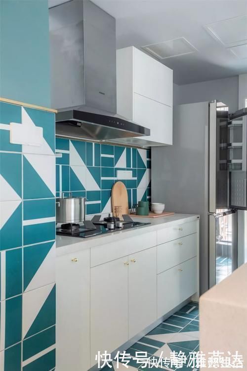 小灵儿|93平米现代三室,独特配色,一房多用省空间,都说有100多平