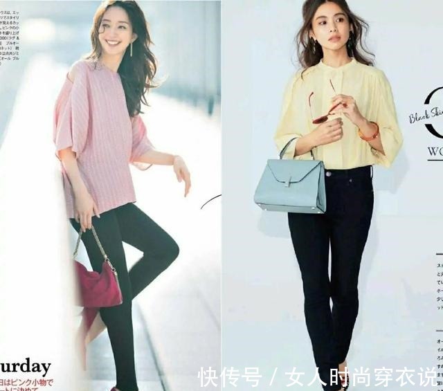 减法 夏末初秋不知道穿什么平平无奇的黑裤子,演绎可盐可甜的look!