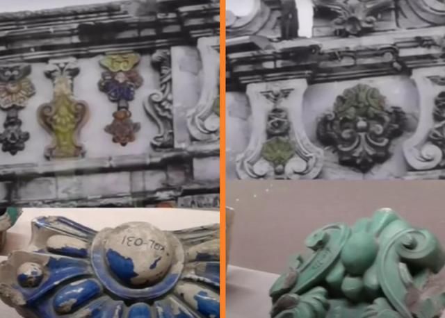  圆明园|圆明园马首展--彩色琉璃构件