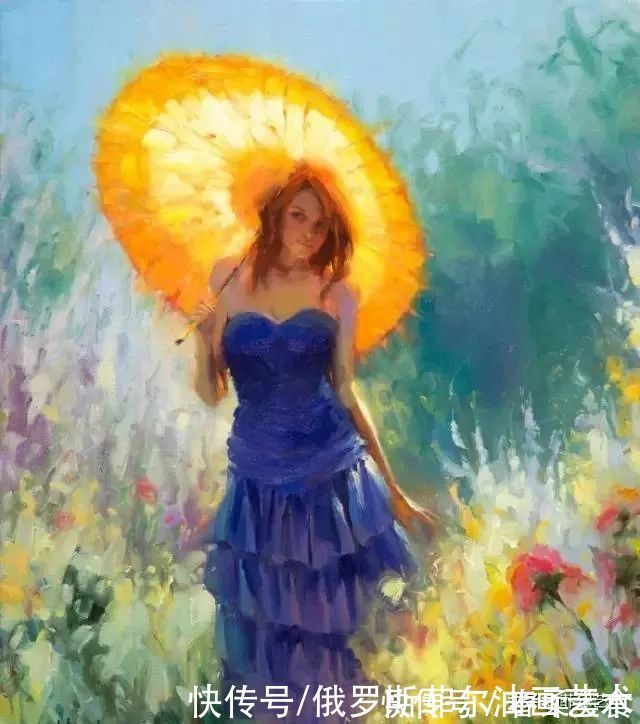 主旋律@史蒂夫·亨德森的油画以光线,生命和色彩为主旋律,好看极了