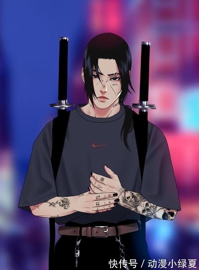 雏田|《火影忍者》全员变现代风,卡卡西变成潮男,雏田背带裤太可爱