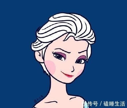 爱丽儿|当迪士尼公主换个发型,乐佩公主短发太可爱,艾莎却变成帅哥?