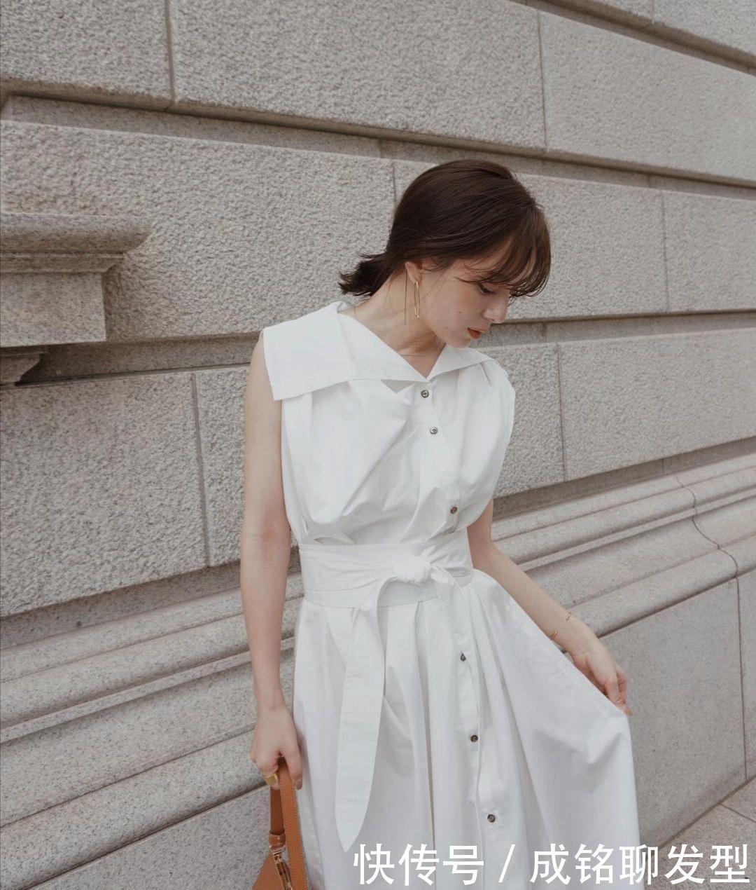 白色衬衫|好看又实用!这位博主的“低饱和度”穿搭法,简约精致优雅又高级
