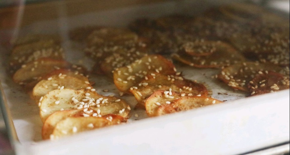 土豆片|好吃的停不下来的烤土豆,做法超级简单,分分钟学会