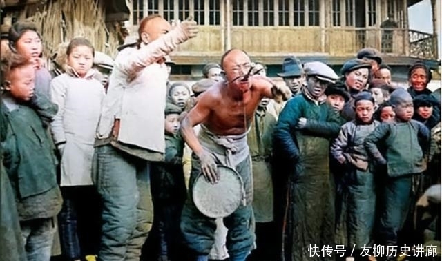 老照片|清末老照片：图1实在太吓人了，图7穷得连裹脚布都买不起