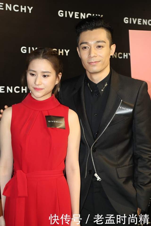 何超莲气质越来越好了, 一身中国红秀修长曲线, 气场十足挺惹眼