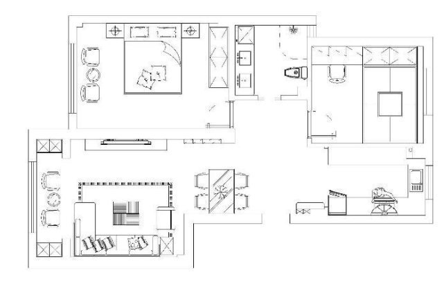 设计|127平极简三口之家设计，将温暖与冷峻融合在一个居室中