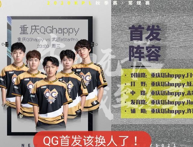 换人|QG首发该换人了！粉丝怒批不思进取，BP真不是最大问题！