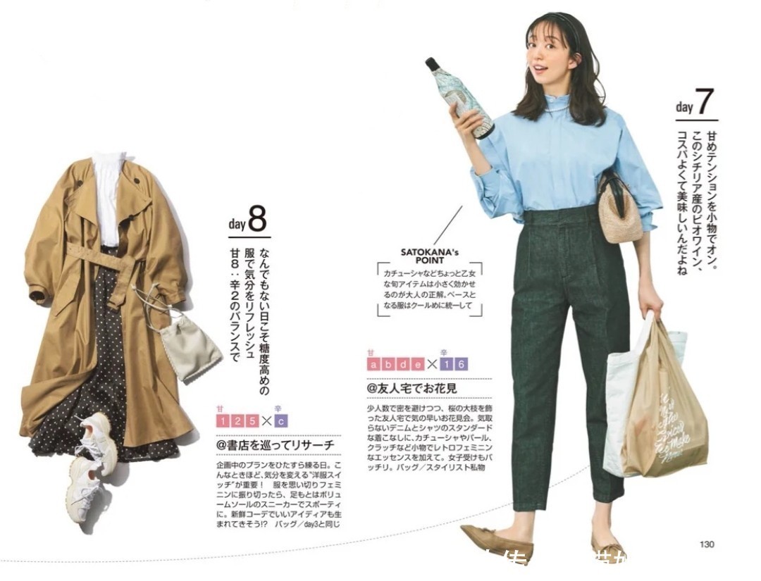 穿衣太平淡?混搭出奇迹!一半甜美一半帅气,日杂高手都这么穿