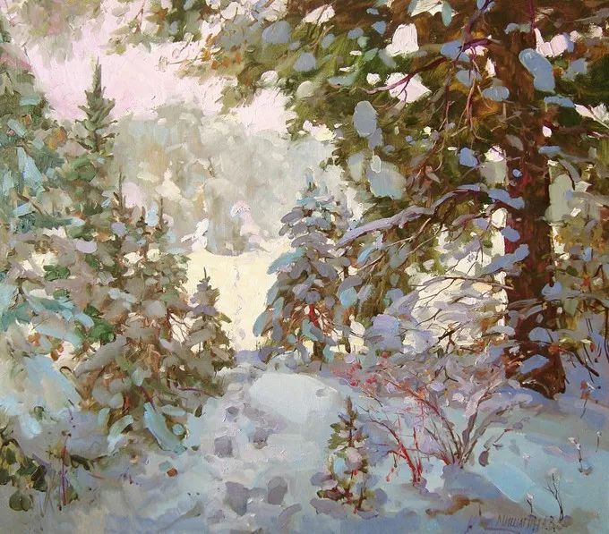 油画&浓郁的色彩,俄罗斯画家安德烈·米沙金的风景油画(二)