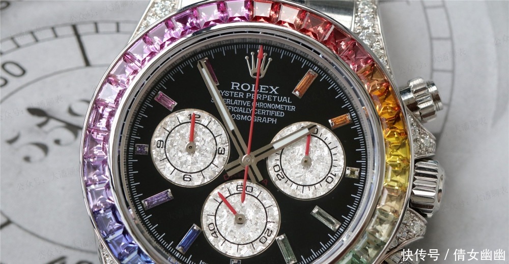 机芯|N厂4130机芯劳力士镶钻彩虹迪通拿完整评测