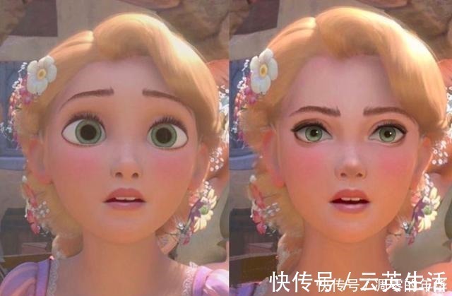 艾玛@如何让迪士尼公主更像真人“面部重塑”了解一下,茉莉美到惊艳
