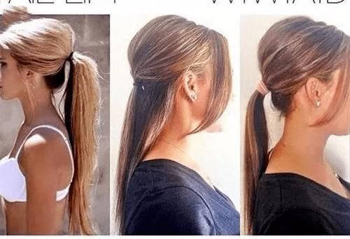 马尾的20种扎法，比披头散发好看多了！