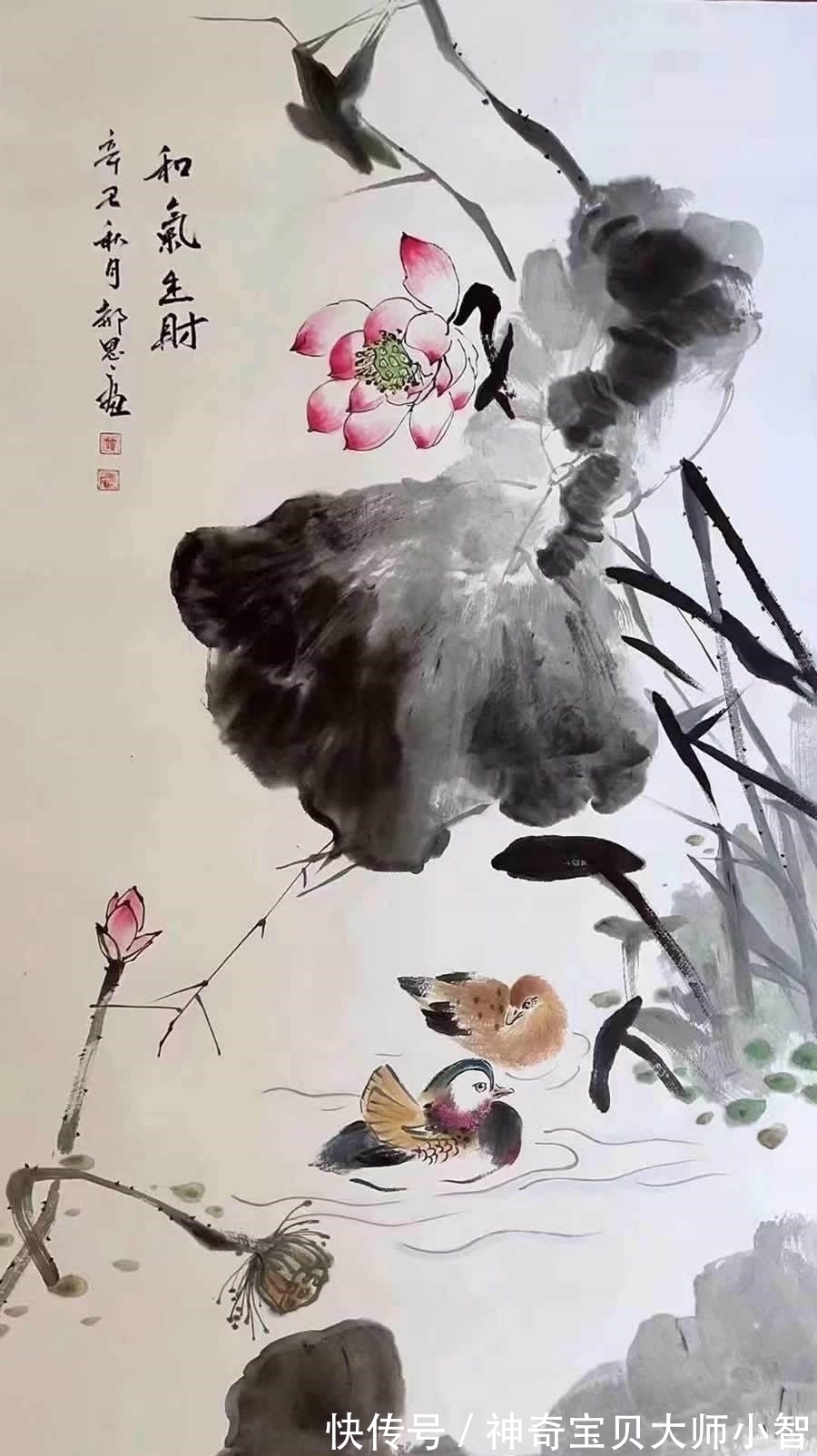 花鸟画家&郝思思:妙笔神韵,刻画入微,传承经典的美女花鸟画家