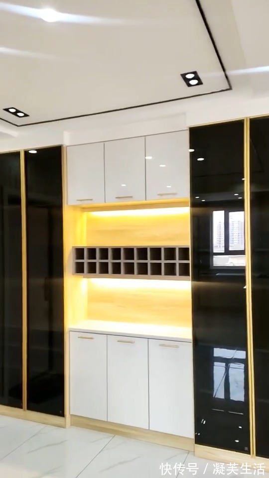 简约|小弟的新家装修真好看,现代流行的简约黑白灰风格,设计很前卫