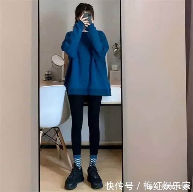 最近火了一种新穿法,“鲨鱼裤+老爹鞋”,显瘦显高!明星都上头