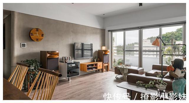 玄关|幸福退休生活!100㎡两人居,巧用45度斜角,打造开阔舒适的小家!