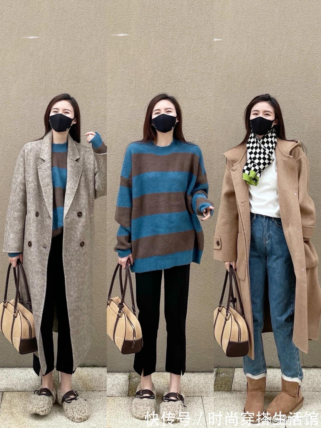 女人|说实话,大衣还是配“裤子”最合拍,40岁女人穿,时髦显瘦又高级