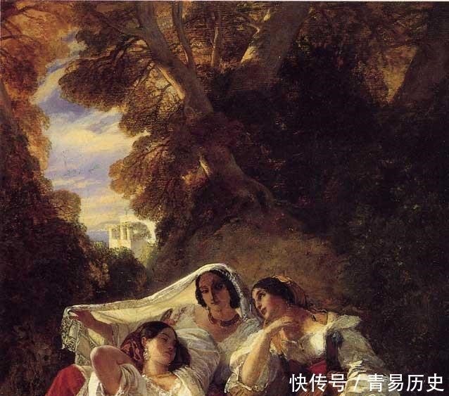 画家|德国宫廷画家,弗朗兹·克萨韦尔·温特哈尔特,人物油画作品欣赏