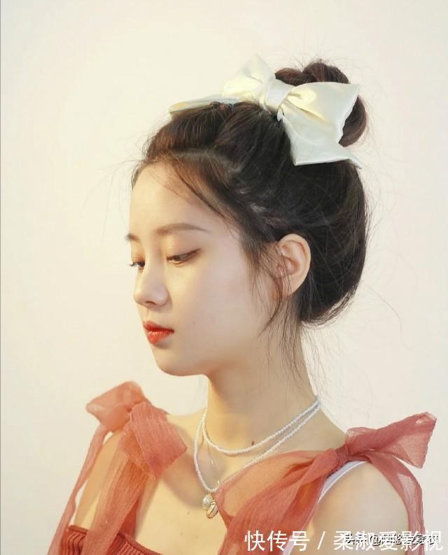 丸子|丸子头:扎出了少女感,烟筒卷:烫出了洋气感,2021真不得了