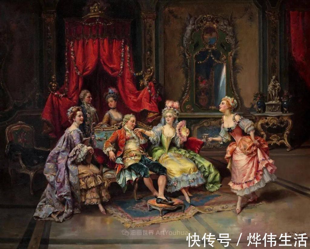 august@华丽的服饰,精美的人物,田园牧歌式的情感