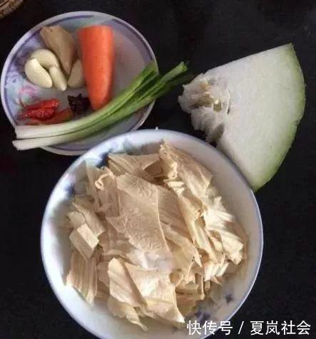 肉末|冬瓜多吃清热降火，和腐竹绝配，味道可口特好吃！