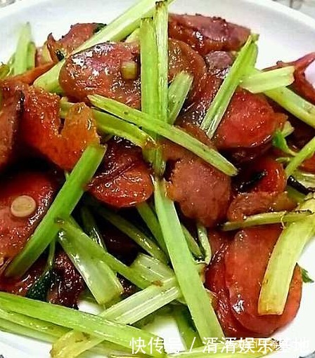腊肠|炒芹菜时加一宝,女性常食,血管畅通了,子宫干净了,皮肤更好!