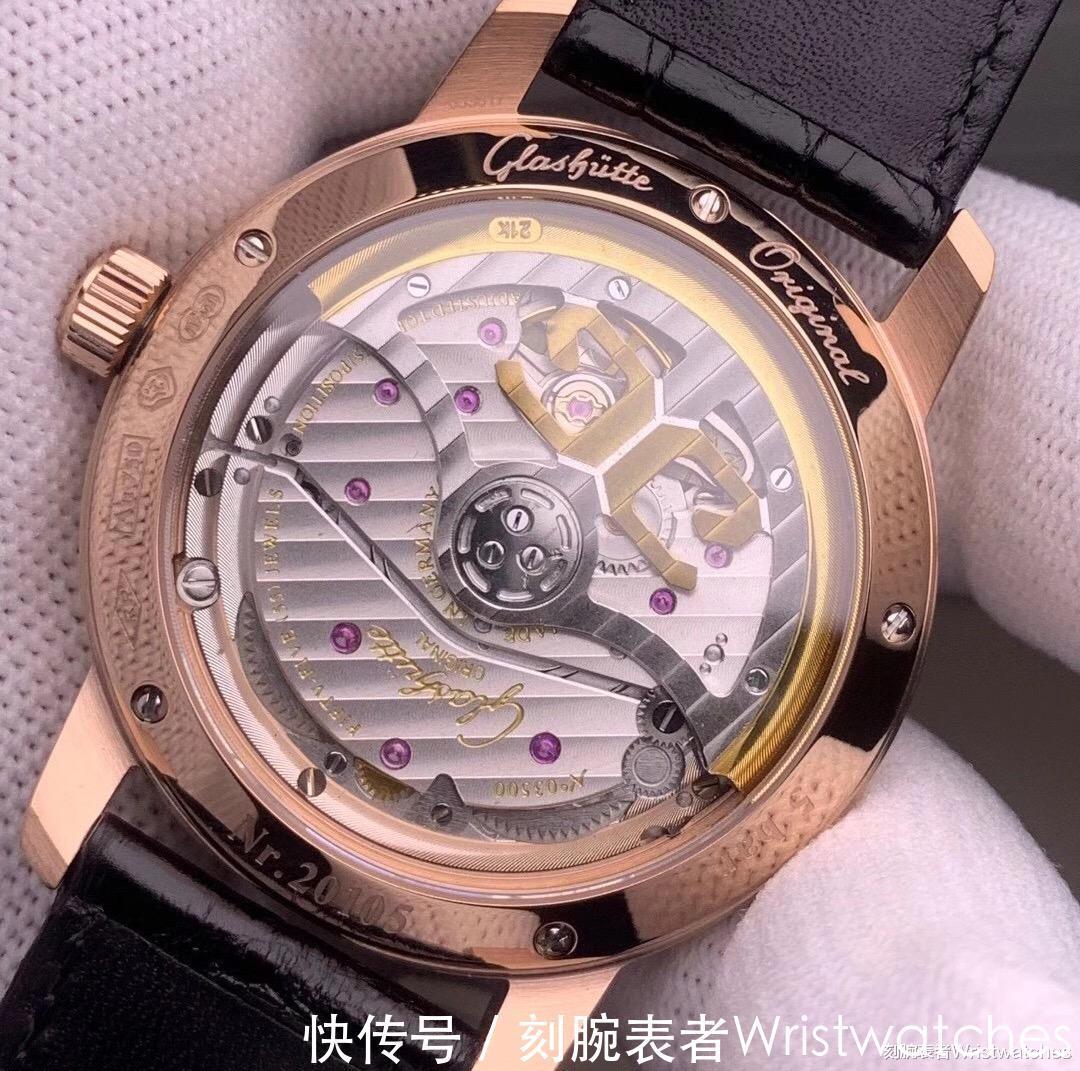 双g|GF厂格拉苏蒂议员大日历月相玫瑰金腕表评测!
