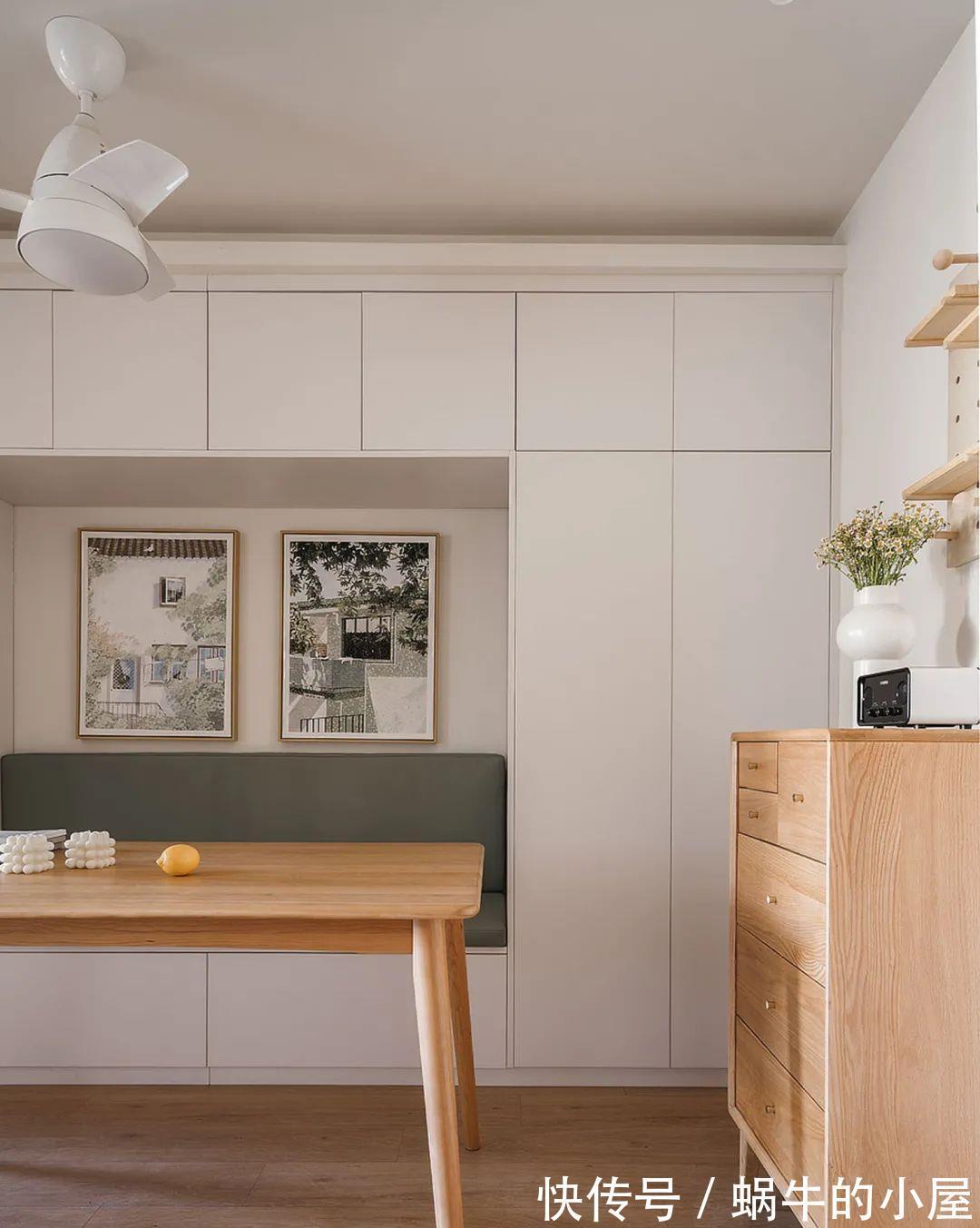 书桌|小户型大逆袭！50㎡奇葩手枪户型，设计师改造后秒变豪宅，简直了