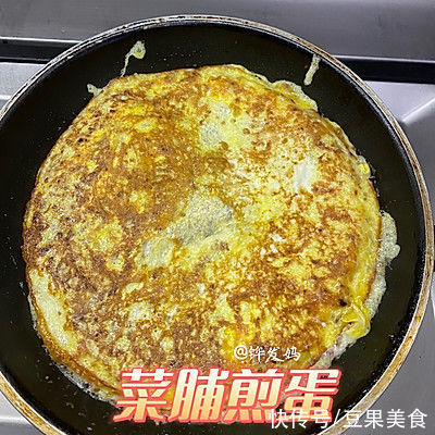 平底锅|从小吃菜脯煎蛋长大的我，谁敢说我这做法不正宗