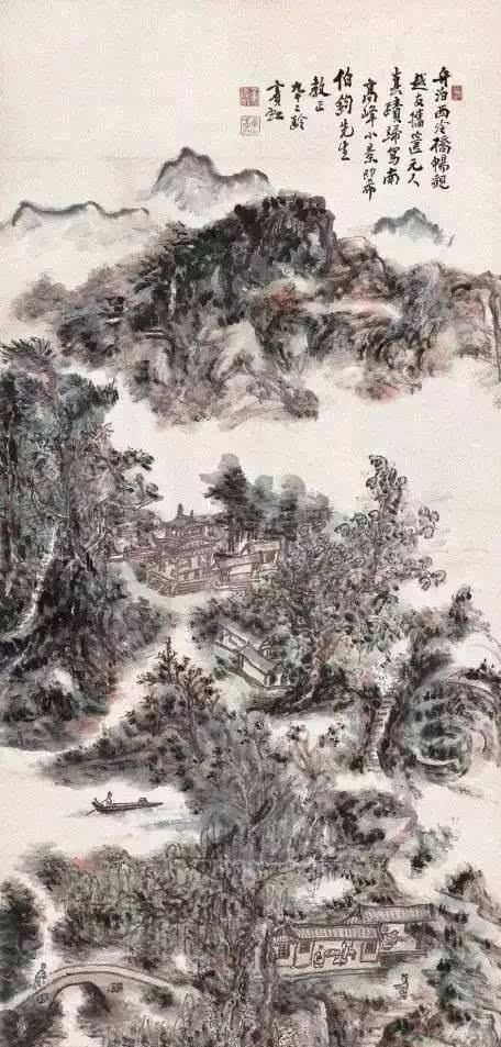 山水册@6800万的黄宾虹山水册,被质疑是赝品,秘密其实隐藏在画中