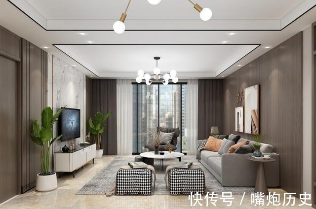 家具|现代简约大平层，时尚的白灰色调，尽显优雅别致！