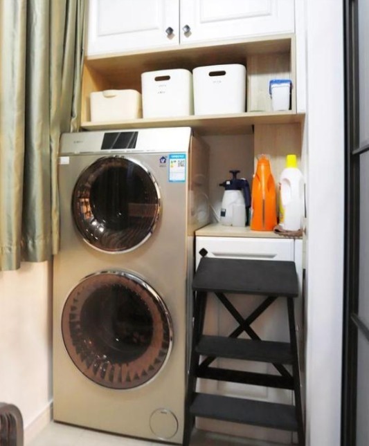 全身镜|90后夫妇58平米的家,全屋都是柜子,每个空间都好喜欢,精致漂亮