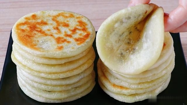 发面|10分钟快速做糖饼,不发面不醒面,外酥里糯太香了,孩子超爱吃