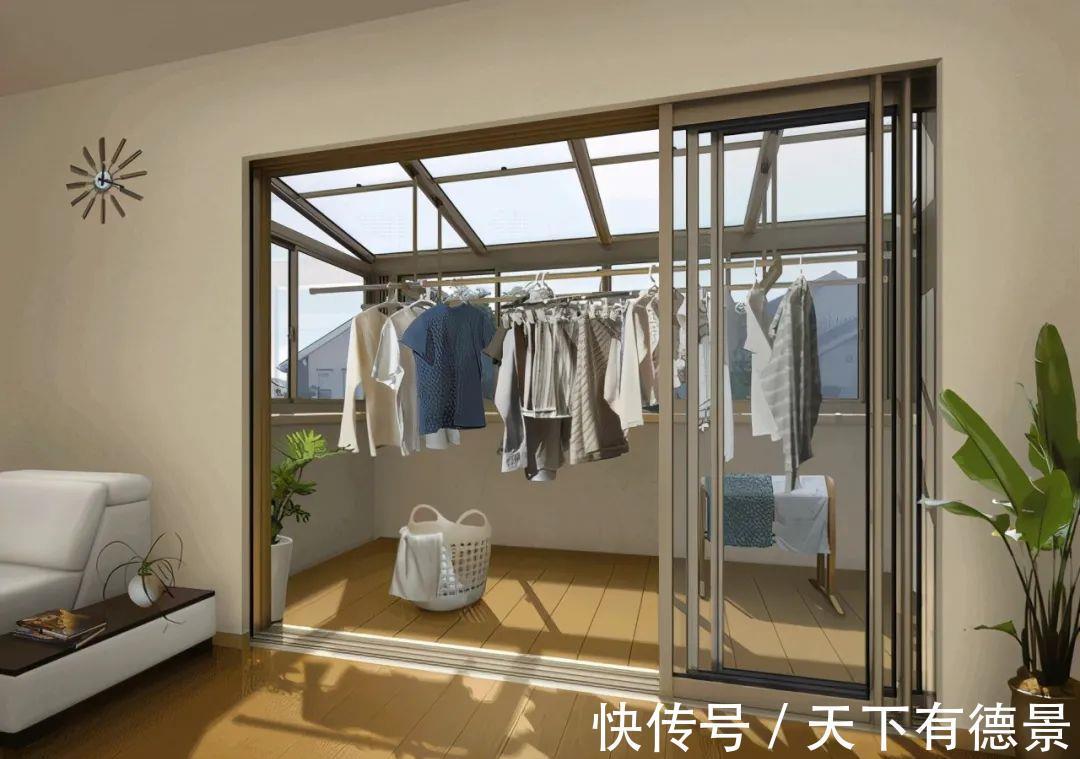 想法|8㎡阳台封一半留一半，这个想法好，全小区只有他家是“双阳台”