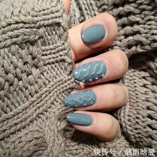 流行|这个秋冬给指甲“穿毛衣”,日韩最新流行趋势真让人看不懂了
