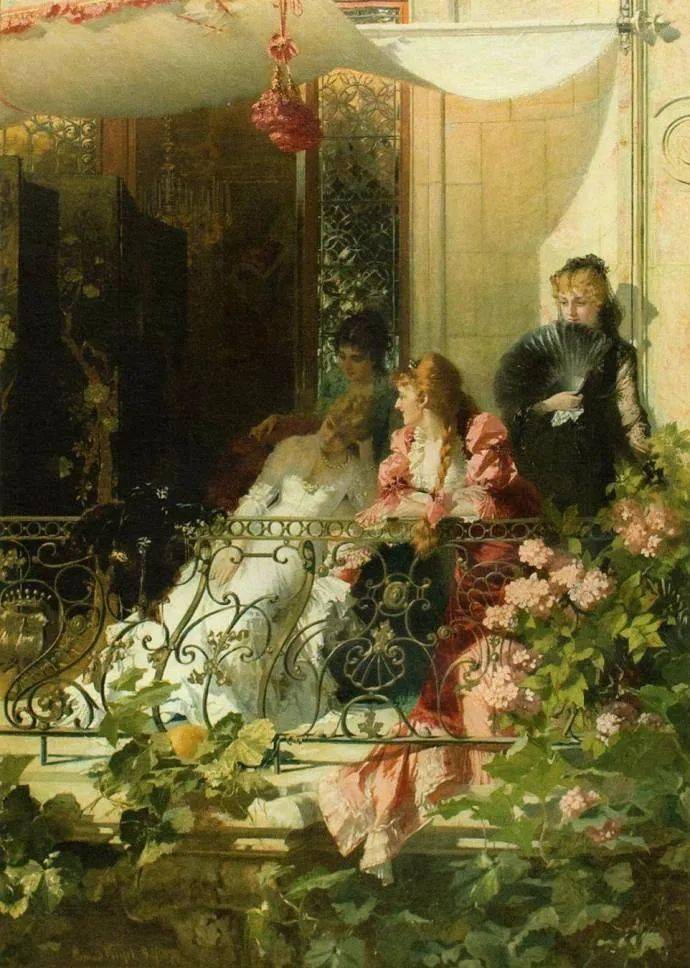 艺术学院!19世纪油画家笔下细腻的年轻漂亮女子,人物造型丰韵端庄 雍容华贵