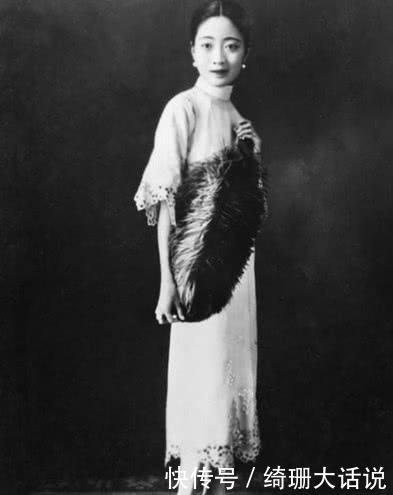 美若天仙|婉容罕见老照片:图2是结婚照,图4穿裙子美若天仙,图5穿和服