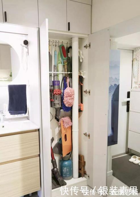 管子|厨房这3根管子太碍事,又不能动,聪明人用这巧妙方法化解尴尬