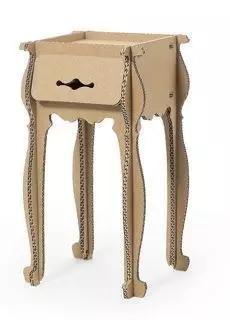 瓦楞纸|家里厚纸箱,以后统统留下来,一通粘贴,竟然连家具都不用买了