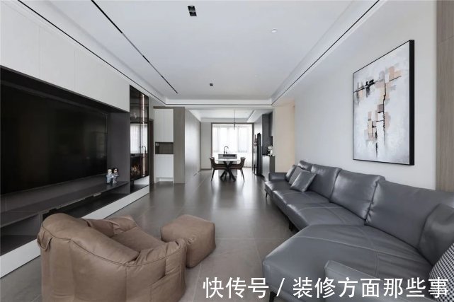 深色|155㎡简约风,承载着三代人的生活,不花哨让家务少一半