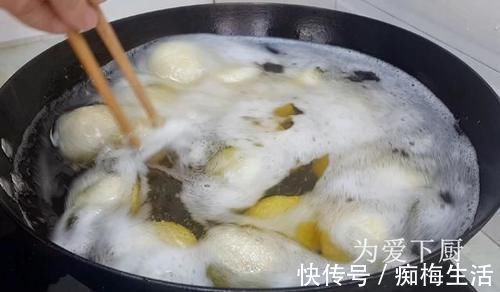 芝麻|麻团这做法才正确,掌握几个小技巧,个个空心不炸锅