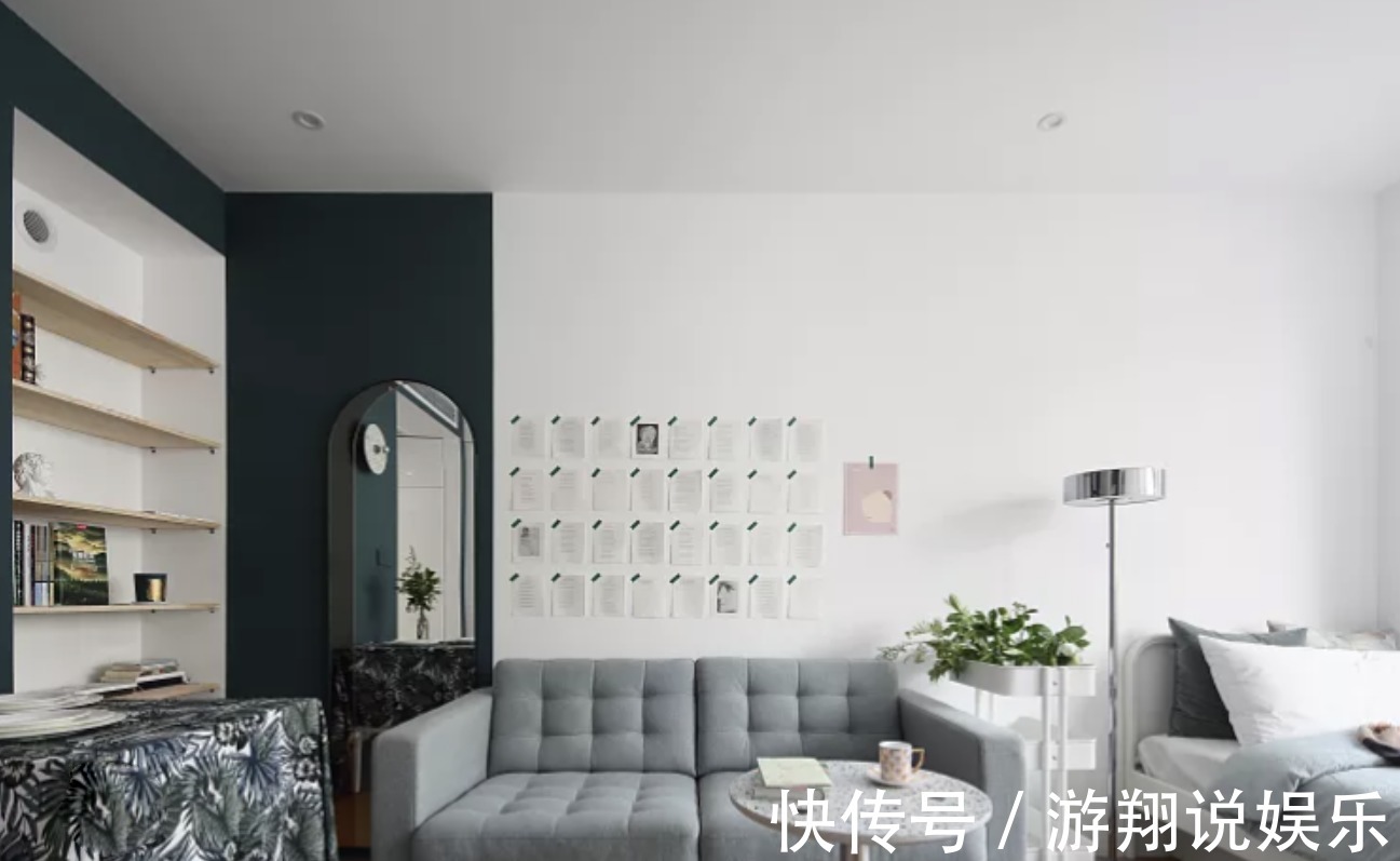 小房子|小户型要这么装,24㎡玄关秒变厨房和洗衣房,收纳翻倍方便实用!