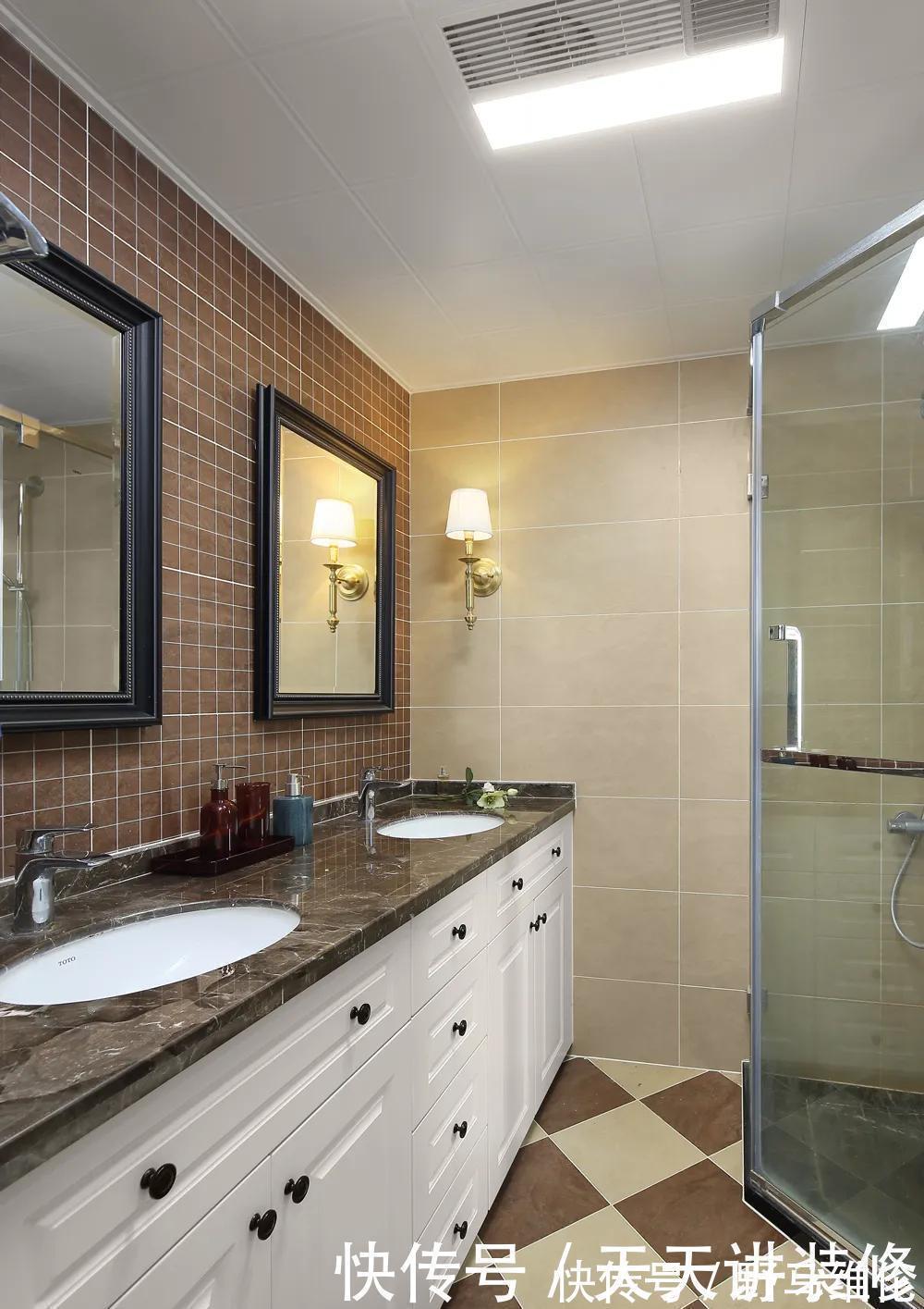 新房|127㎡现代美式风格新房装修,浪漫优雅简洁大方!