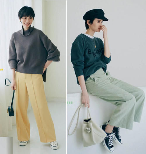 今春“阔腿裤＋运动鞋”为什么这么火？看完这些搭配示范你就懂了