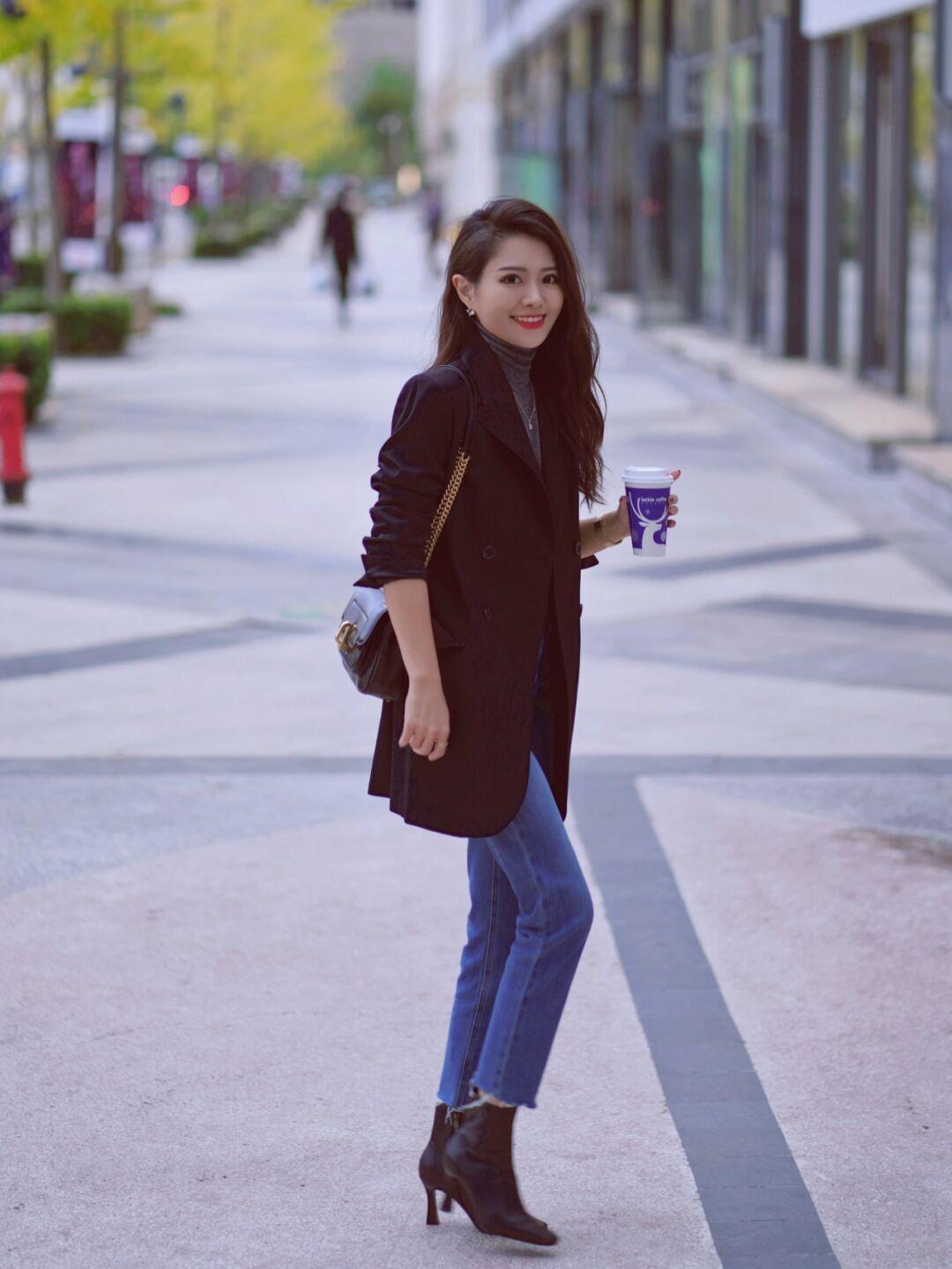 保暖|这个秋冬流行“西装叠穿”,让职场OL也能兼顾保暖与时尚,超好看