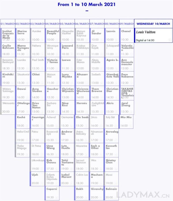 LV大秀临时改期，巴黎时装周日程特别延长1日结束