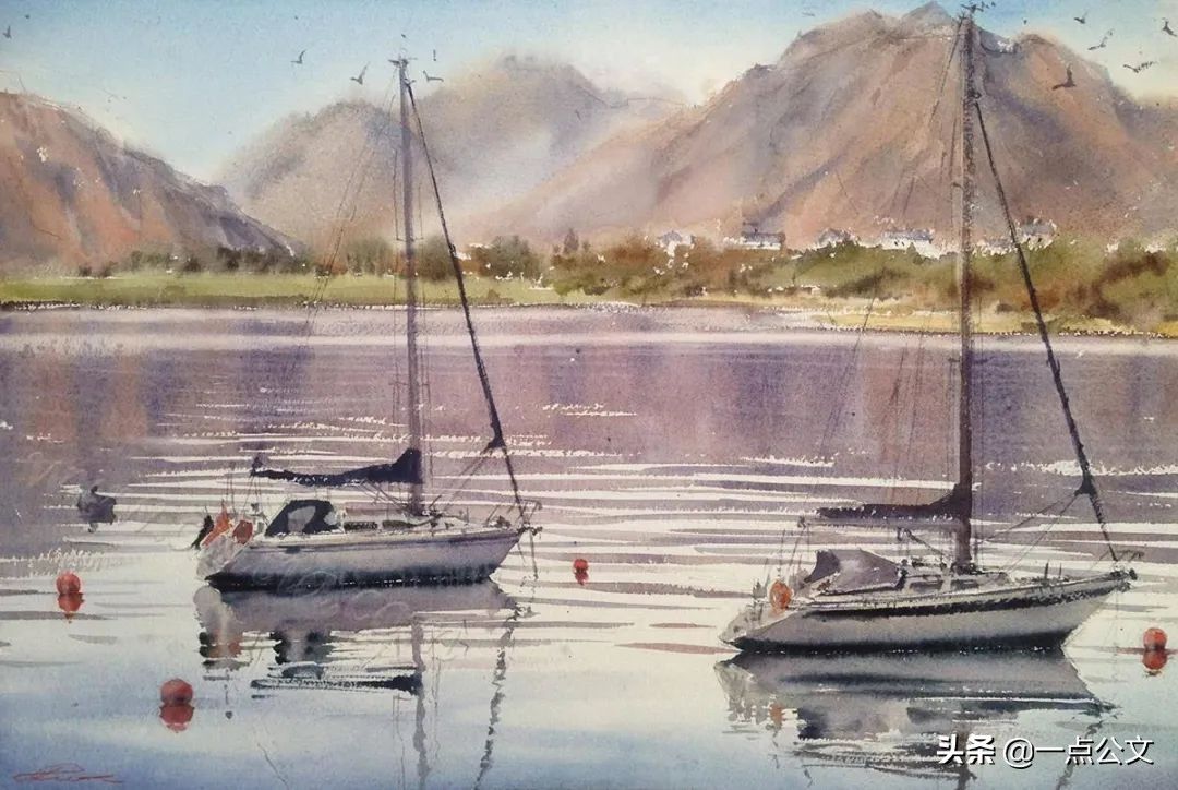 艺术家|流淌的水彩原来是这样的：充满活力与动感