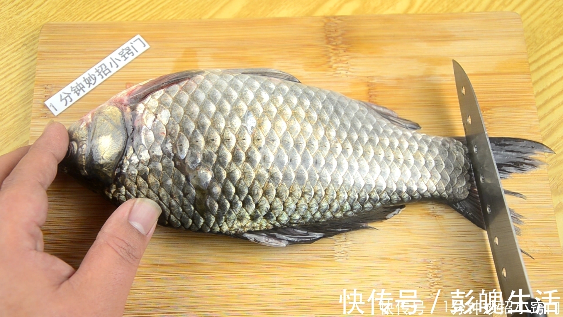 刮鱼鳞原来这么简单,只要一个塑料袋,鱼鳞不乱飞不脏手,真省事