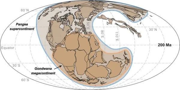 科研人员识别出超大陆旋回中的巨大陆